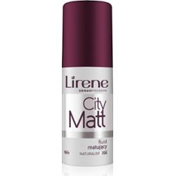 Lirene City Matt podkład matujący we fluidzie o działaniu wygładzającym odcień 204 Natural 30 ml