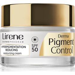 Lirene Derma Pigment Control Cream SPF 50 krem rozjaśniający i nawilżający na plamy pigmentacyjne SPF 50 50 ml