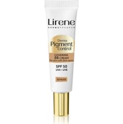 Lirene Derma Pigment Control Covering BB Cream SPF 50 rozjaśniający krem BB przeciw przebarwieniom odcień 02 Nude 30 ml