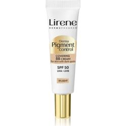 Lirene Derma Pigment Control Covering BB Cream SPF 50 rozjaśniający krem BB przeciw przebarwieniom odcień 01 Light 30 ml