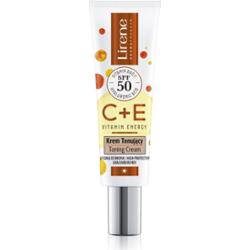 Lirene Vitamin Energy C+E krem do twarzy do ujednolicenia kolorytu skóry SPF 50 30 ml