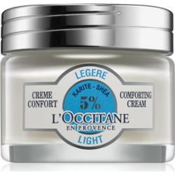 L’Occitane Shea Butter Light Comforting Cream lekki krem do twarzy z masłem shea 50 ml