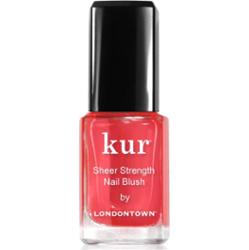 LONDONTOWN Kur Sheer Strength Nail Blush tonująca pielęgnacja ujędrniająco-rozświetlająca do paznokci odcień Poppy 12 ml