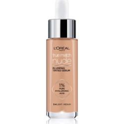 L'Oréal Paris True Match Nude Plumping Tinted Serum Foundation, 1% Hya