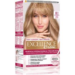 L'Oréal - EXCELLENCE Creme - 8.1 LIGHT ASH BLONDE - Koloryzacja z potrójną pielęgnacją - Trwała farba do włosów - Jasny Popielaty Blond