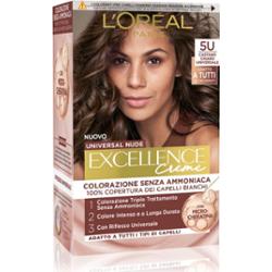 L’Oréal Paris Excellence Universal Nudes trwała farba do włosów odcień 5U Castano Chiaro Universale 1 szt.