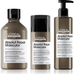 L’Oréal Professionnel Serie Expert Absolut Repair Molecular wygodne opakowanie do włosów zniszczonych