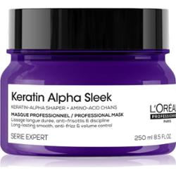 L’Oréal Professionnel Serie Expert Keratin Alpha Sleek maseczka odżywcza dla gładkiego wyglądu włosów 250 ml