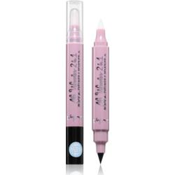 Lovely No Worries 2 in 1 dwustronny eyeliner i korektor odcień Brown 1 szt.
