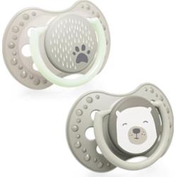 LOVI Buddy Bear smoczek 6-18 m 2 szt.
