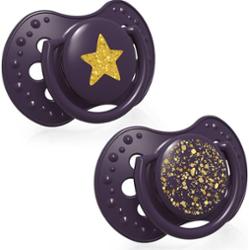 LOVI Stardust Violet smoczek 0-3 m 2 szt.