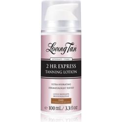 Loving Tan 2 HR Express nawilżające mleczko samoopalające odcień Dark 100 ml