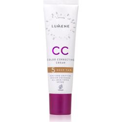 Lumene CC Color Correcting Cream CC krem wyrównujący koloryt skóry SPF 20 odcień 5 Deep Tan (Warm) 30 ml