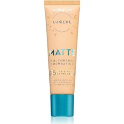 Lumene Matte Oil-Control podkład matujący odcień 0,5 Fair Nude / Light 30 ml