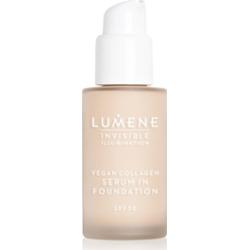 Lumene Invisible Illumination Vegan Collagen Serum in Foundation lekki podkład o działaniu odżywczym SPF 30 00 30 ml