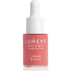 Lumene Invisible Illumination róż w płynie z efektem rozjaśniającym odcień Bright Bloom 15 ml