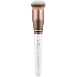 Luvia Cosmetics Prime Vegan Blurring Buffer pędzel do podkładu i pudru 115 (Pearl White / Metallic Coffee Brown) 1 szt.