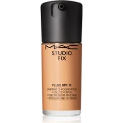 MAC Cosmetics Studio Fix Fluid SPF 15 24HR Matte Foundation + Oil Control podkład matujący SPF 15 odcień NC40 30 ml