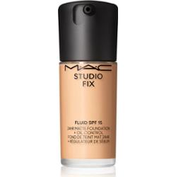 MAC Cosmetics Studio Fix Fluid SPF 15 24HR Matte Foundation + Oil Control podkład matujący SPF 15 odcień NC17 30 ml
