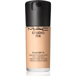 MAC Cosmetics Studio Fix Fluid SPF 15 24HR Matte Foundation + Oil Control podkład matujący SPF 15 odcień NC16 30 ml