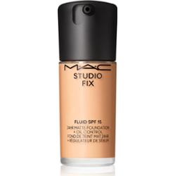 MAC Cosmetics Studio Fix Fluid SPF 15 24HR Matte Foundation + Oil Control podkład matujący SPF 15 odcień NC18 30 ml