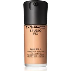 MAC Cosmetics Studio Fix Fluid SPF 15 24HR Matte Foundation + Oil Control podkład matujący SPF 15 odcień NC27 30 ml