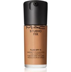 MAC Cosmetics Studio Fix Fluid SPF 15 24HR Matte Foundation + Oil Control podkład matujący SPF 15 odcień NC45.5 30 ml