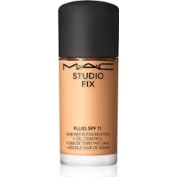 MAC Cosmetics Mini Studio Fix Fluid SPF 15 24HR Matte Foundation + Oil Control podkład matujący SPF 15 odcień NC20 15 ml