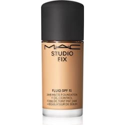 MAC Cosmetics Mini Studio Fix Fluid SPF 15 24HR Matte Foundation + Oil Control podkład matujący SPF 15 odcień NC25 15 ml