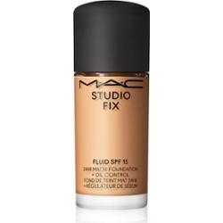 MAC Cosmetics Mini Studio Fix Fluid SPF 15 24HR Matte Foundation + Oil Control podkład matujący SPF 15 odcień NC30 15 ml