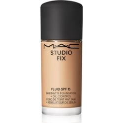 MAC Cosmetics Mini Studio Fix Fluid SPF 15 24HR Matte Foundation + Oil Control podkład matujący SPF 15 odcień NW15 15 ml