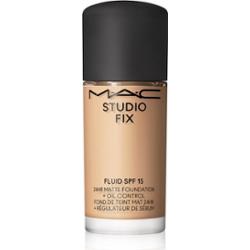 MAC Cosmetics Mini Studio Fix Fluid SPF 15 24HR Matte Foundation + Oil Control podkład matujący SPF 15 odcień NW20 15 ml