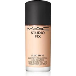 MAC Cosmetics Mini Studio Fix Fluid SPF 15 24HR Matte Foundation + Oil Control podkład matujący SPF 15 odcień NW10 15 ml