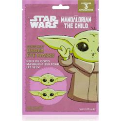 Mad Beauty Star Wars The Mandalorian The Child maseczka nawilżająca i rozświetlająca do okolic oczu 3x2 szt.