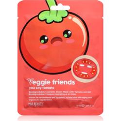 Mad Beauty Veggie Friends Tomato maseczka w płachcie o działaniu przeciwutleniającym 25 ml