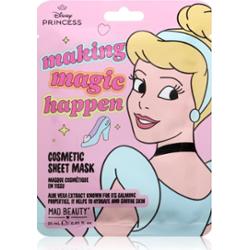 Mad Beauty Disney Princess Cinderella maska nawilżająca w płacie 25 ml