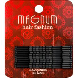 Magnum Hair Fashion spinki do włosów czarny 12 szt.