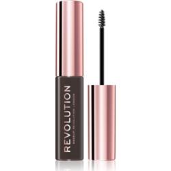 Makeup Revolution Brow Fixer żel do brwi odcień Dark Brown 6 ml