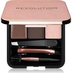 Revolution Brow Sculpt Kit zestaw do stylizacji brwi odcień Dark 2.2 g