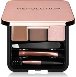 Revolution Brow Sculpt Kit zestaw do stylizacji brwi odcień Brown 2.2 g