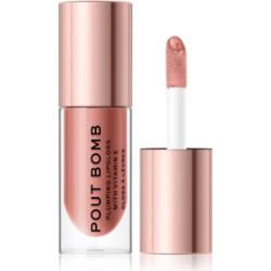 Makeup Revolution Pout Bomb błyszczyk do ust nadający objętość z wysokim połyskiem odcień Doll 4.6 ml