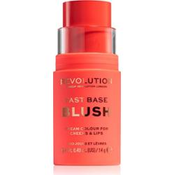 Revolution Fast Base tonujący balsam do ust i policzków odcień Bloom 14 g