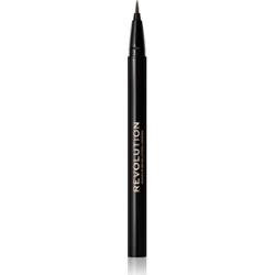 Revolution Hair Stroke Brow Pen pisak do brwi odcień Dark Brown 0.5 ml