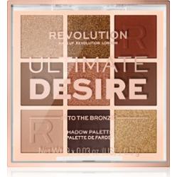 Makeup Revolution Ultimate Desire paleta cieni do powiek odcień Into The Bronze 8,1 g