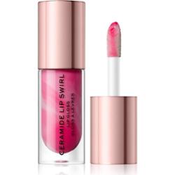 Makeup Revolution Ceramide Swirl nawilżający błyszczyk do ust odcień Sweet Soft Pink 4,5 ml