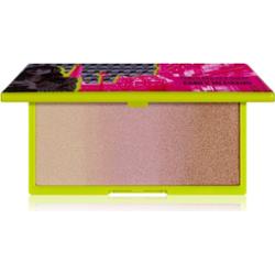 Makeup Revolution X Emily In Paris rozświetlacz w pudrze z metalicznym połyskiem odcień In The Spotlight 12 g