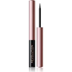 Makeup Revolution Super Flick eyeliner w płynie odcień Black 2,4 ml