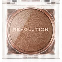Makeup Revolution Beam Bright kompaktowy rozświetlacz pudrowy odcień Bronze Baddie 2,45 g