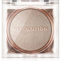 Makeup Revolution Beam Bright kompaktowy rozświetlacz pudrowy odcień Diamond Glow 2,45 g