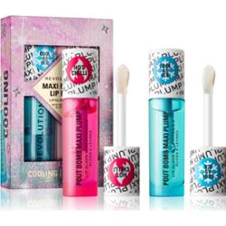Makeup Revolution Xmass 2024 Maxi Plump zestaw upominkowy do ust odcień Cool As Ice and Hot As Chilli 1 szt.
